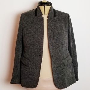 Lane Bryant Ponte Knit Single Button Blazer